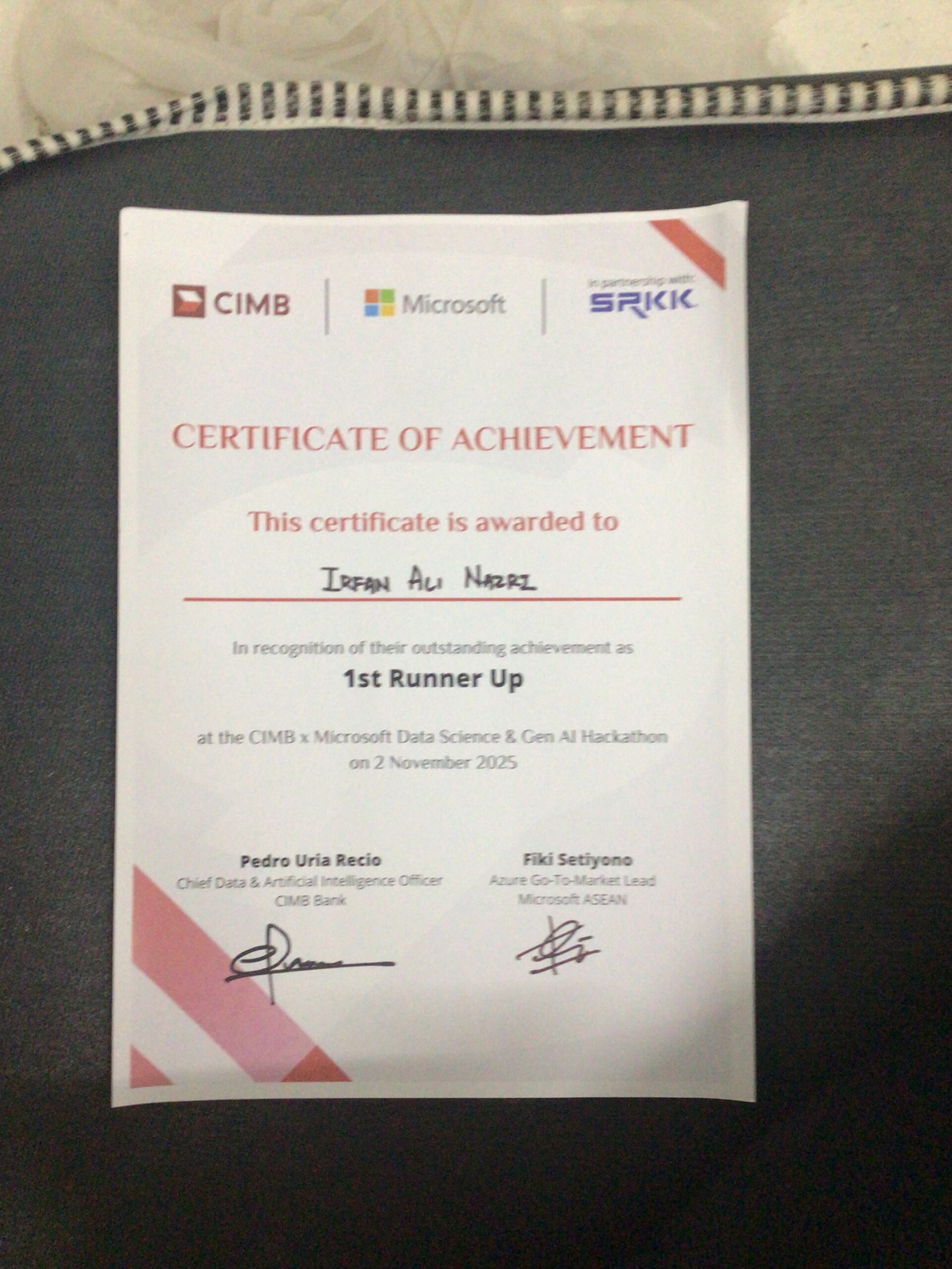 CIMB x Microsoft GenAI & Data Science Hiring Hackathon